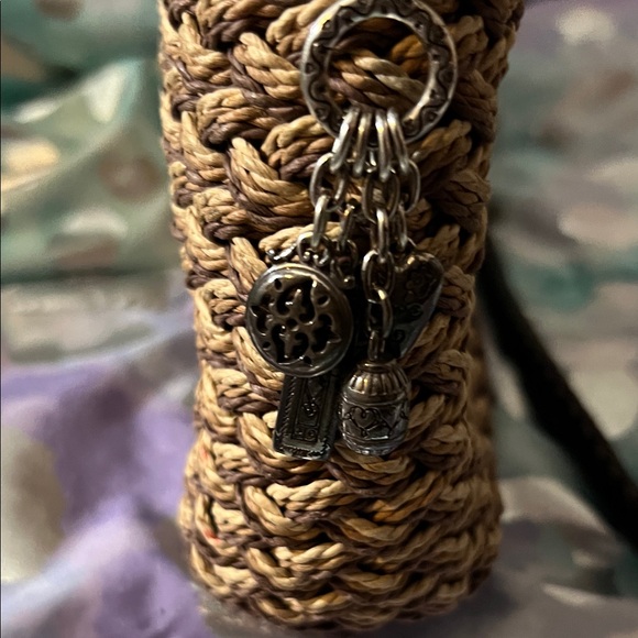 Brighton Brown Woven Crossbody Bag-EUC - Picture 7 of 11